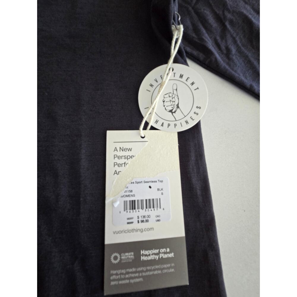 Vuori Pres Seamless Sport Top S - Picture 4 of 5